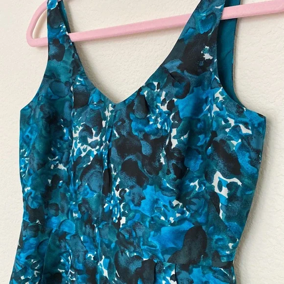 J Crew silk floral dress, size 2 - Picture 2 of 6